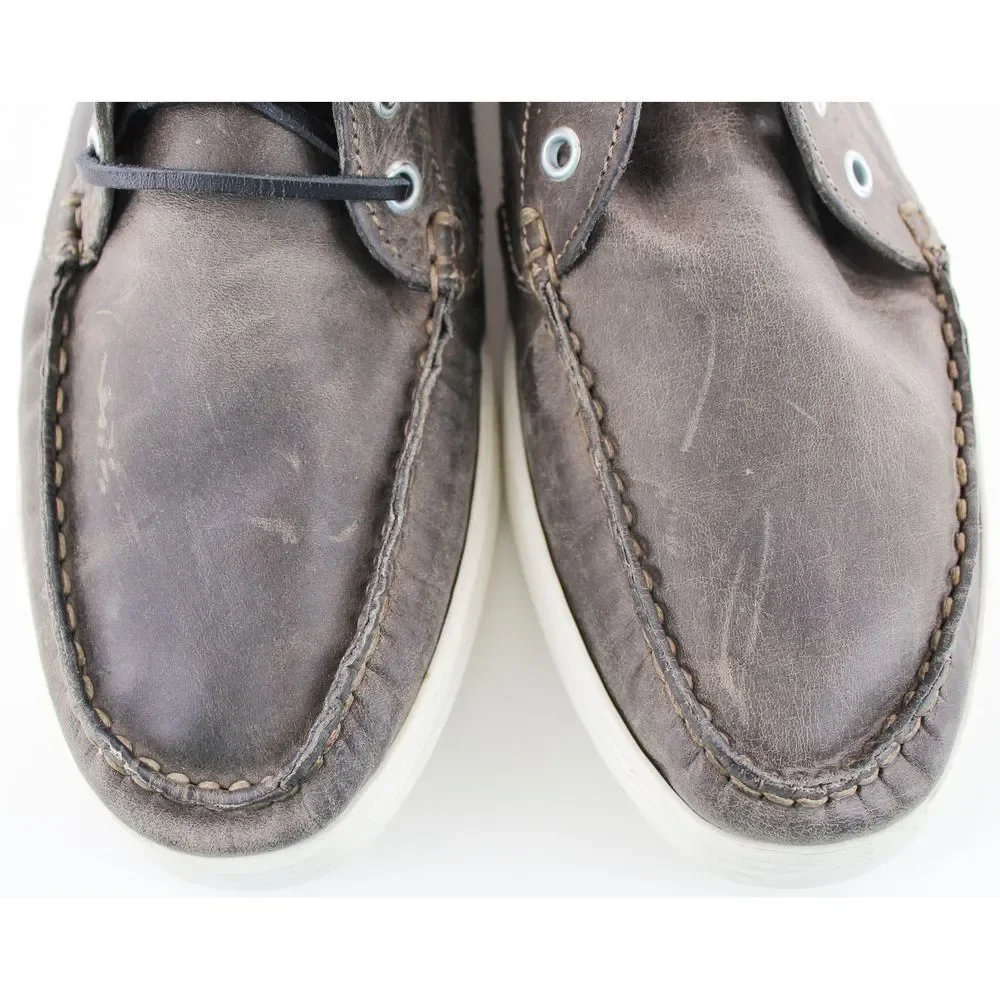 INC International Concepts Yacht Gray Boat Shoes 8